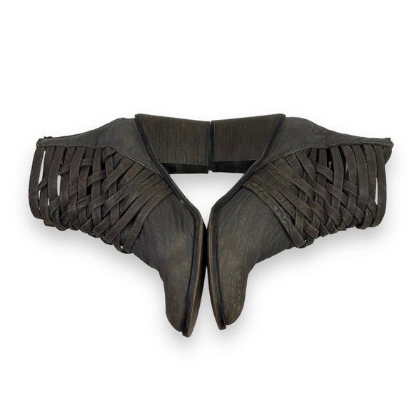 Free People Carerra Basket Weave Boot 10 Gray - Picture 7 of 15